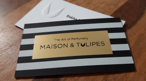 luxusní vizitky + horká ražba + Maison Tulipes